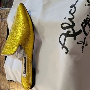 NEW Alice + Olivia Madelyn Shoes Flats Mules